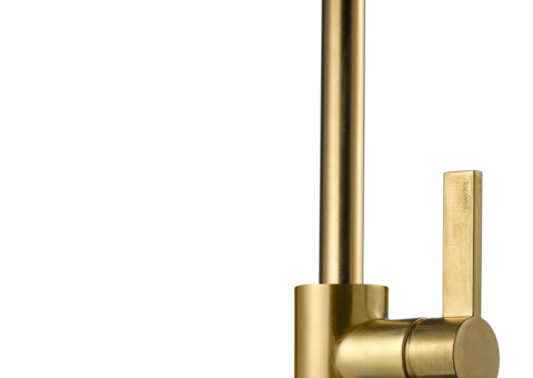 Kitchen mixer - Tapwell ARM584 Low, Brushed Honey Gold