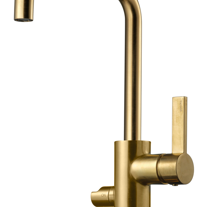 1601951-1 Köksblandare - Tapwell ARM584 Low, Brushed Honey Gold