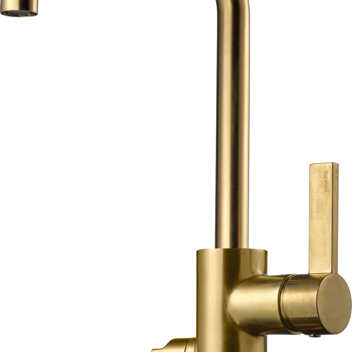 1601951-2 Köksblandare - Tapwell ARM584 Low, Brushed Honey Gold