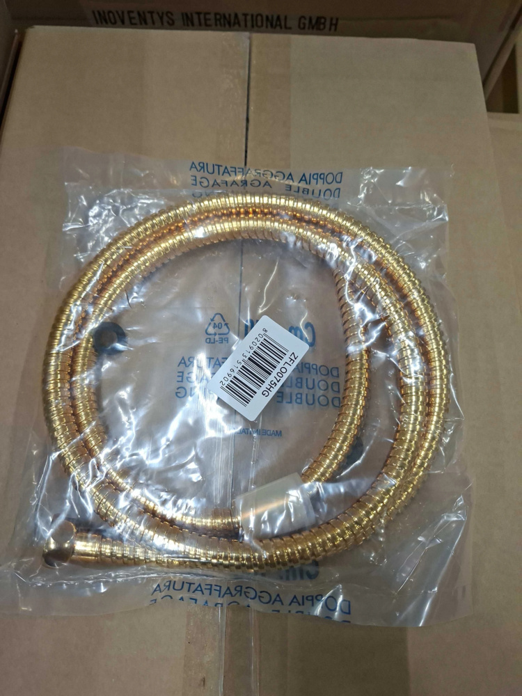 1602126-1 Duschslang, 3 st - Tapwell ZFLO075, Honey Gold