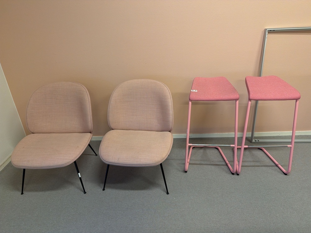 1594772-1 Armchairs 2 pcs, barstools 2 pcs - Lammhults