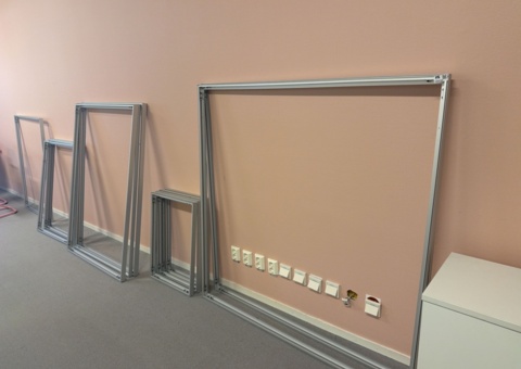 Collection of advertising frames