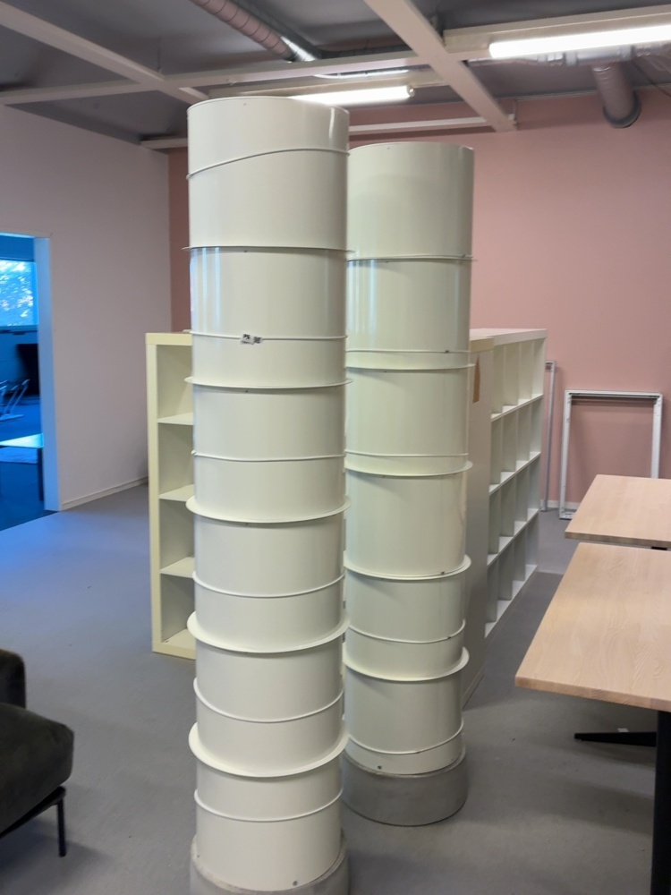1594774-1 Newspaper rack cylindrical 2 pcs