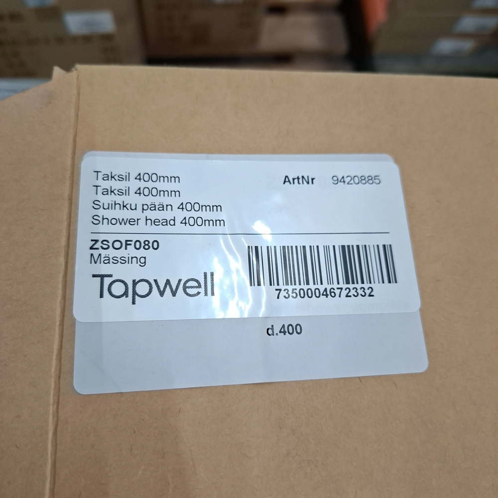 1601691-2 Takduschhuvud - Tapwell ZSOF080, mässing