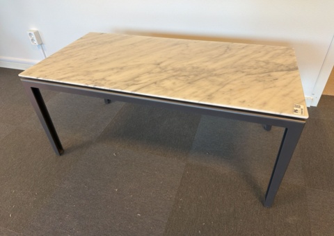 Table with stone top 100x50 cm