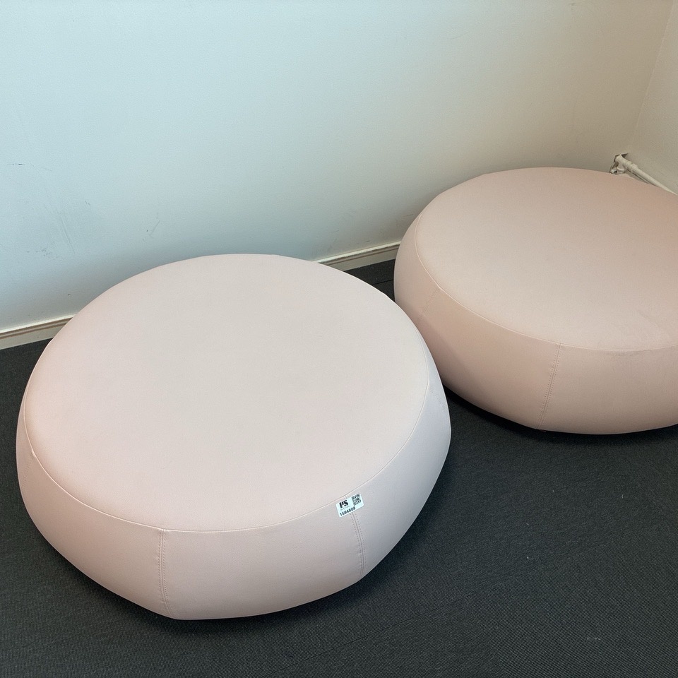 1594808-1 Puffar 2 st, ca ø 88 cm, rosa - Arper