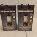 1485818-1 Uppladdningsbar LED-lampa/lykta 2st IFISH LUX Vintage Lantern