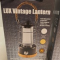 1485818-2 Uppladdningsbar LED-lampa/lykta 2st IFISH LUX Vintage Lantern