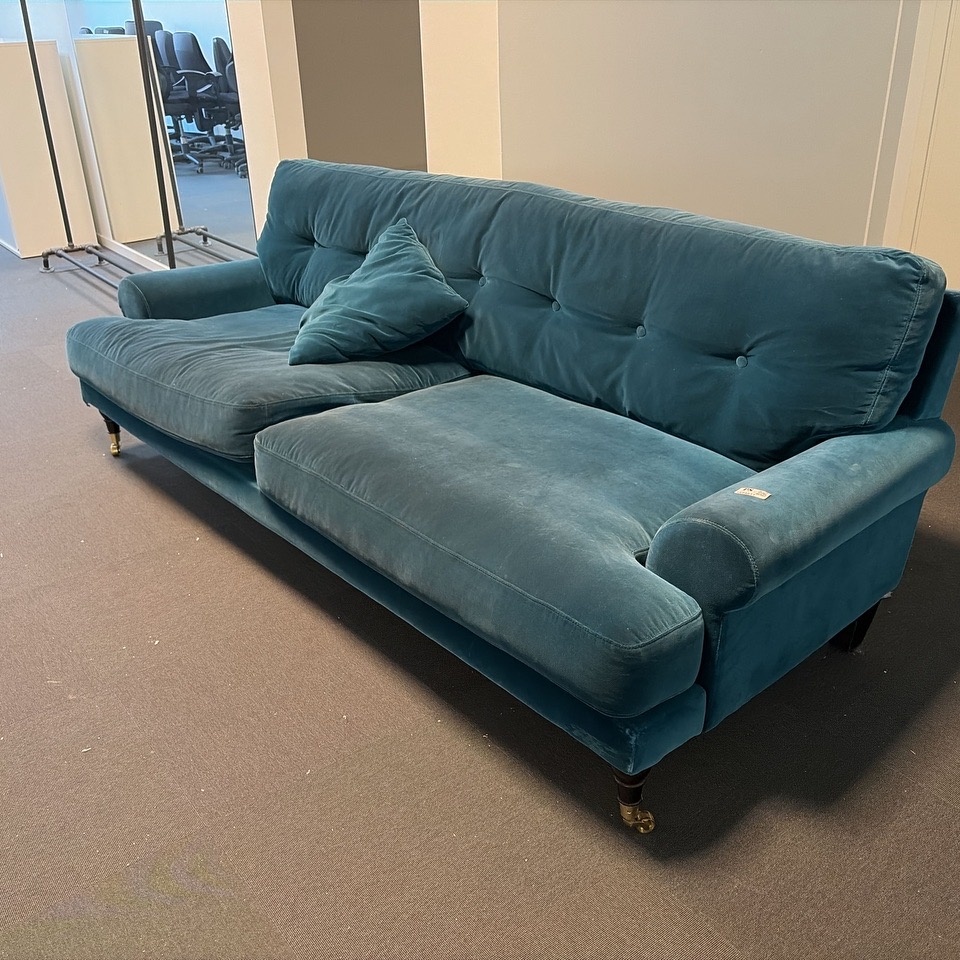 1594811-1 Soffa mörkgrön, ca 227 cm