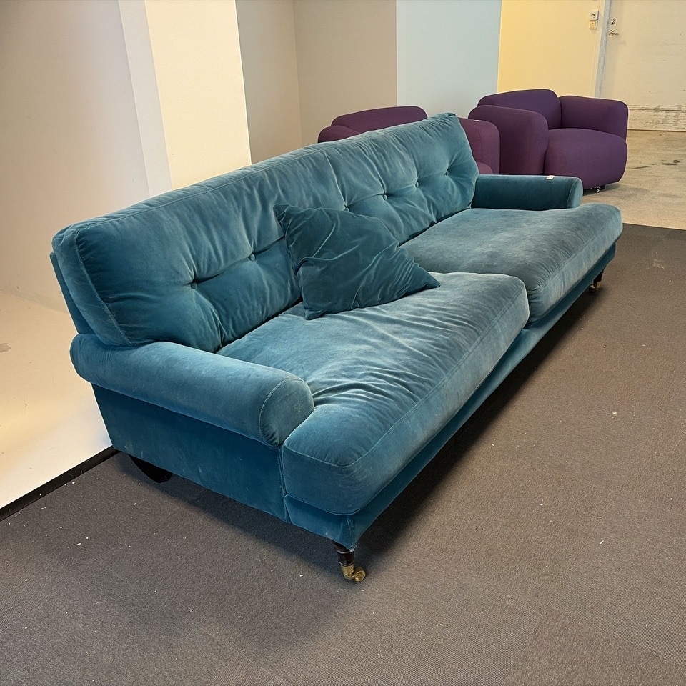 1594811-2 Soffa mörkgrön, ca 227 cm