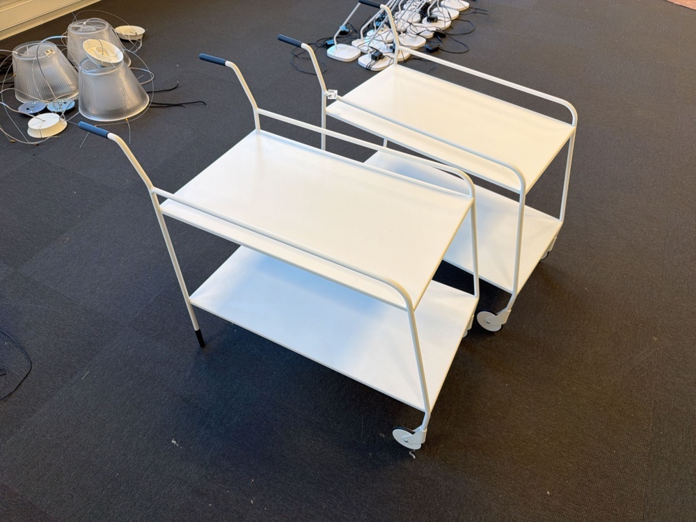 1594791-1 Trolley/serving trolley 2 pcs