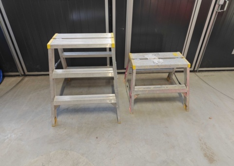 Two Wibe stepladders