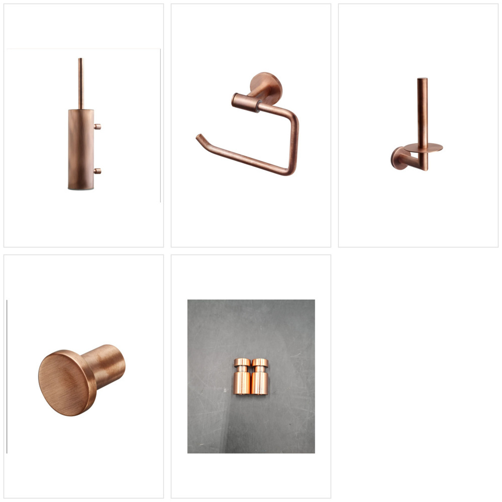 1602405-1 Badrumstillbehör, 6 delar - Tapwell, Protected Copper