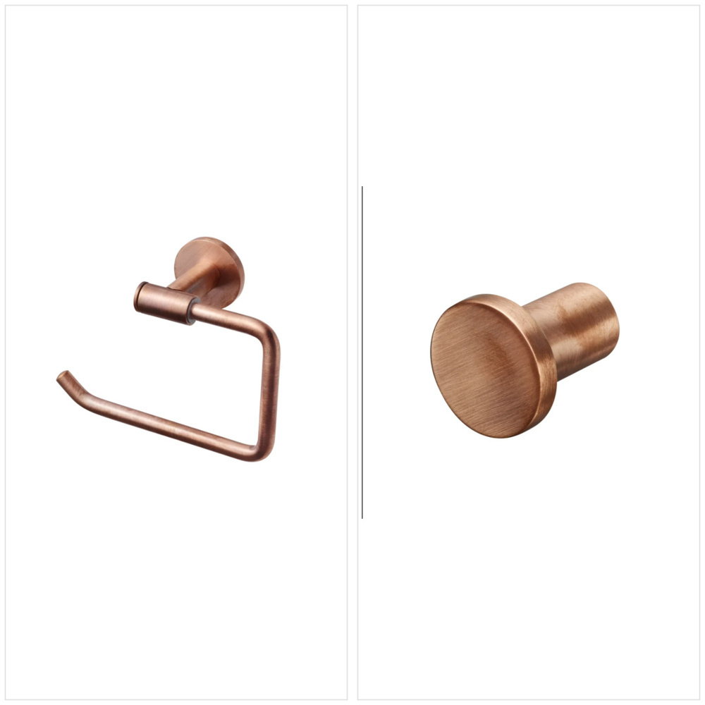 1602412-1 Badrumstillbehör, 2 delar - Tapwell, Protected Copper