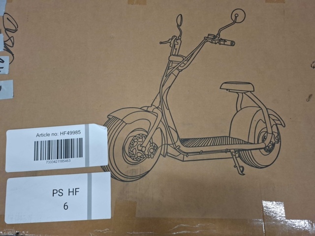 1602447-3 Elscooter Fatbike 1000W - Elektrisk 30 km/h