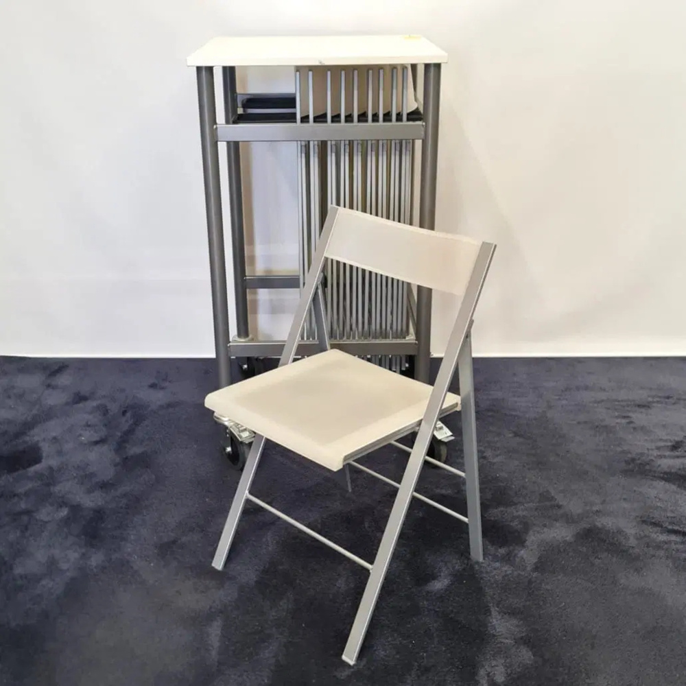 1602614-1 Chair trolley/standing table Form o Miljö Mini incl. 10 chairs