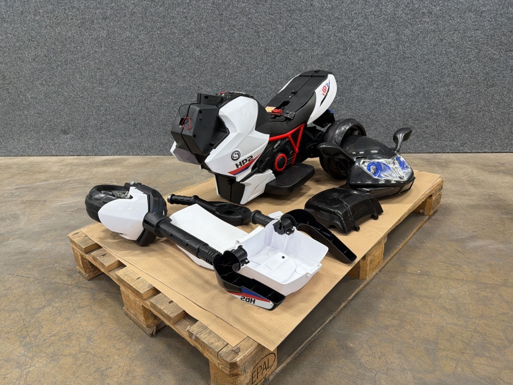 1602477-2 Electric motorcycle for children | 7Ah | Dual motors | Red/White