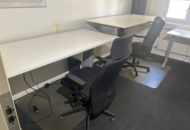 1558646 Two electric desks, kitchen table