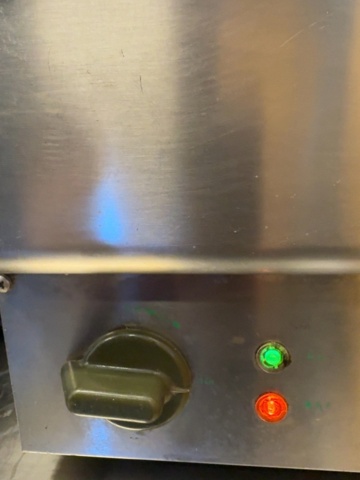 1458522-2 Elektrisk stekgrill / räfflad grillhäll – Berto's BH-40 – 400 V – 3,9 kW