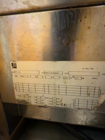 1458522-5 Elektrisk stekgrill / räfflad grillhäll – Berto's BH-40 – 400 V – 3,9 kW