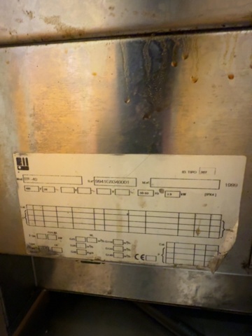 1458522-6 Elektrisk stekgrill / räfflad grillhäll – Berto's BH-40 – 400 V – 3,9 kW
