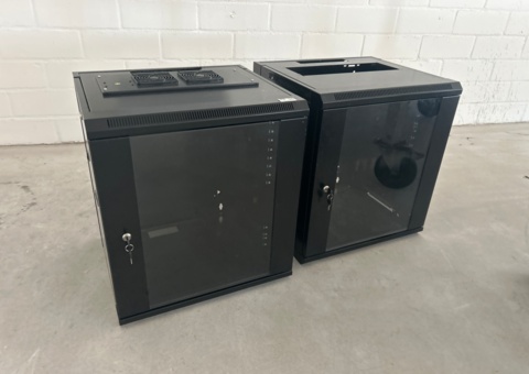 Two rack cabinets