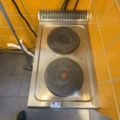 1458524-3 Elektrisk restaurangspis – Zanussi – 2 kokplattor – rostfri