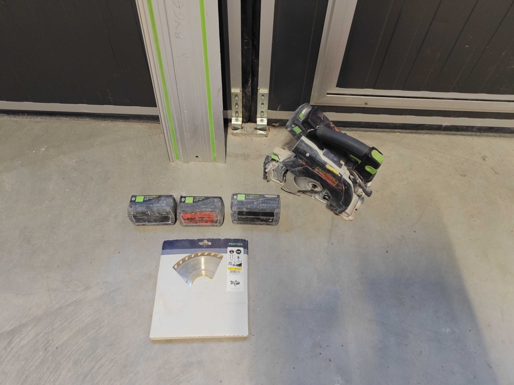 1484664-2 Festool HKC 55 EB plunge-cut saw with guide rail