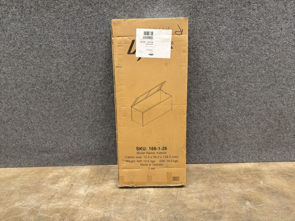 1602473-2 Synthetic rattan cushion box | 420L | Beige