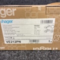 1602627-8 Utanpåliggande normkapsling Hager VE212PN