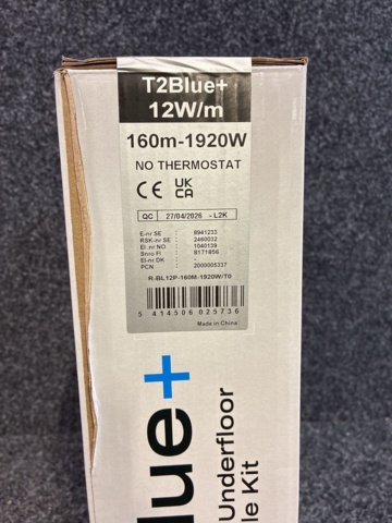 1602630-5 Underfloor heating Raychem T2Blue+ 12W/m (without thermostat)
