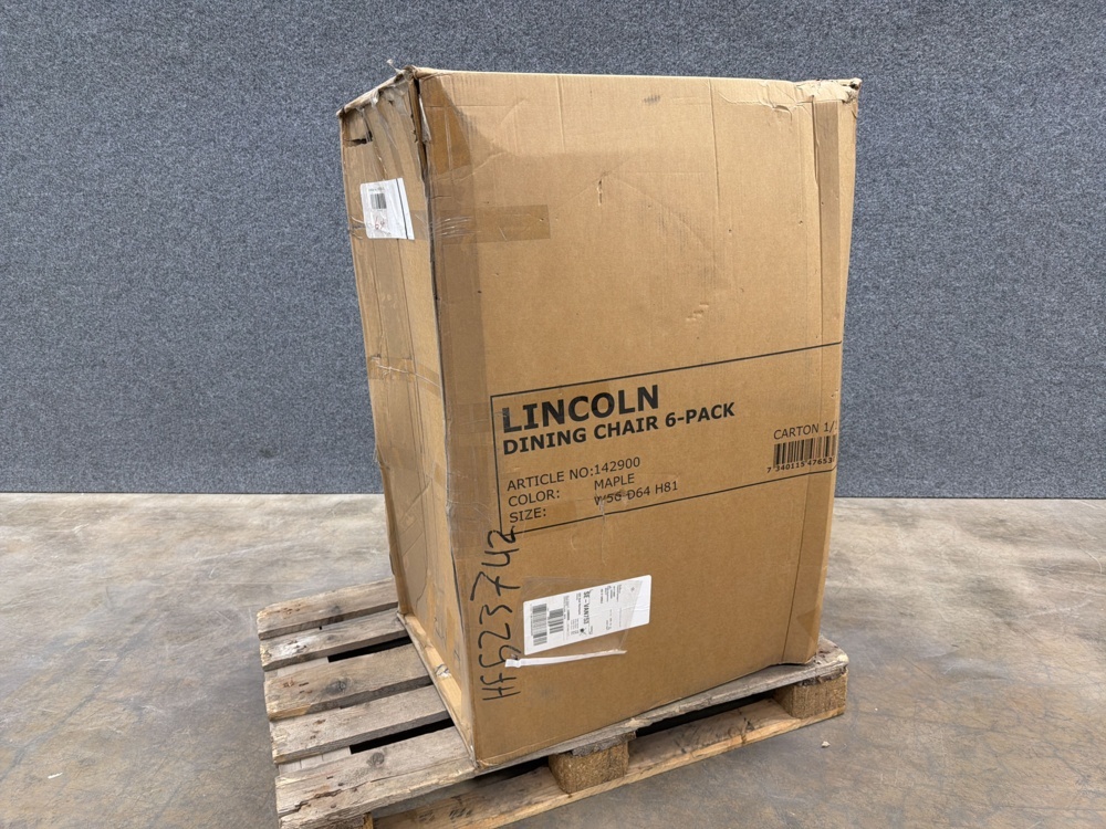 1602471-2 6 stackable outdoor chairs with rope design - Lincoln