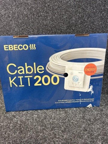1602631-3 Golvvärmekit Ebeco Cable kit 200 (260 W, 23 m).