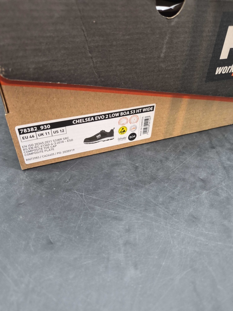 1602830-2 Skyddsskor - Helly Hansen Chelsea Evo 2 Low BOA, stl 46, S3