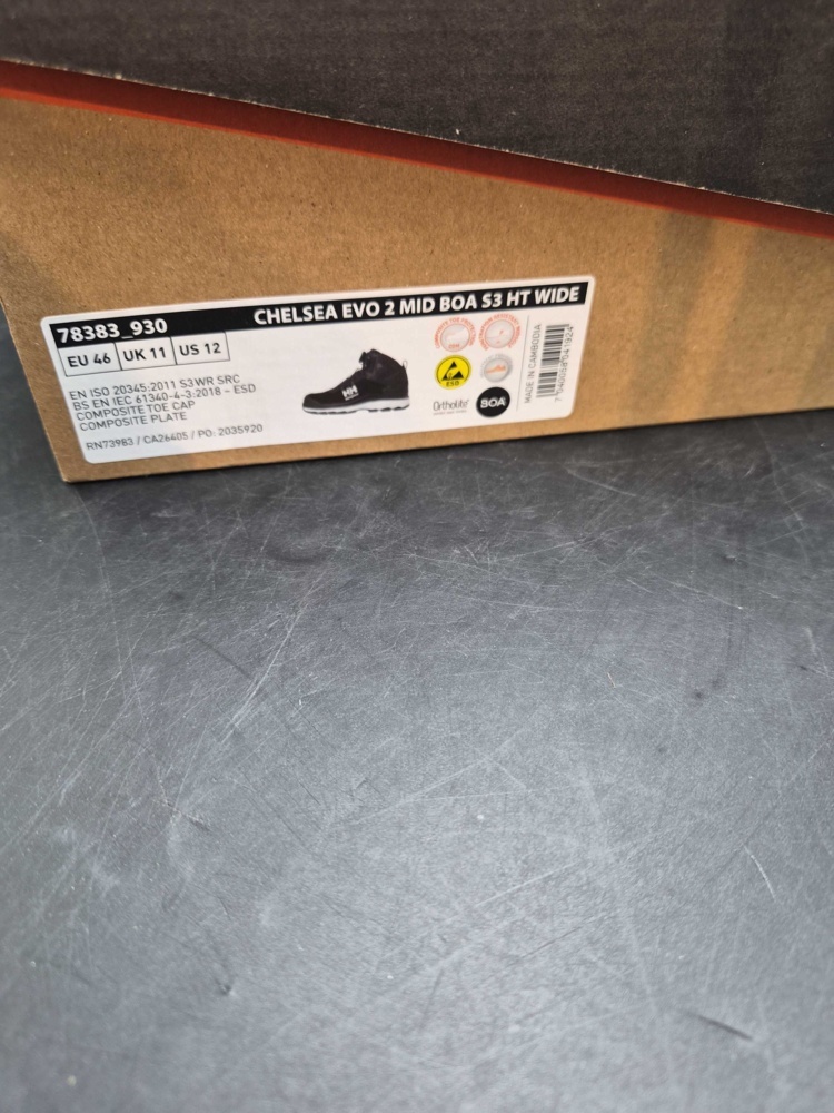 1602831-2 Skyddskängor - Helly Hansen Chelsea Evo 2 Mid BOA, stl 46, S3