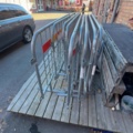 1458534-7 10 st entréstaket / kravallstaket