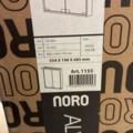 1602638-18 Spegelskåp Noro Alva 550 vit matt