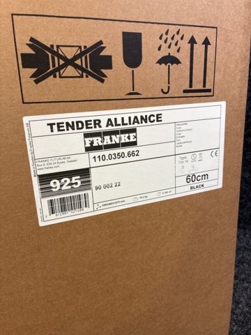 1602639-5 Köksfläkt Franke Tender Alliance 60 cm