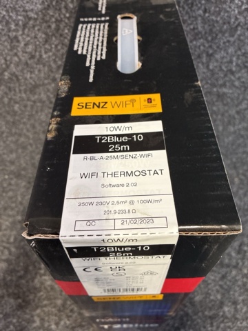 1602641-6 Golvvärmepaket Raychem T2Blue-10 25M