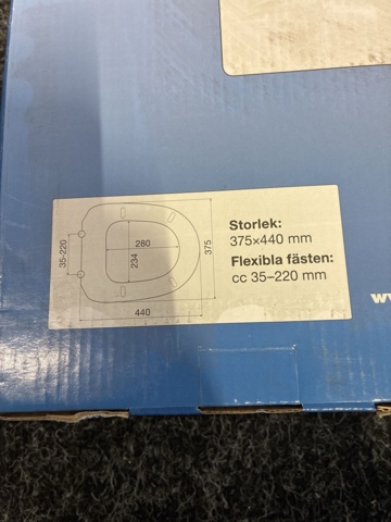 1602648-6 2 st Toalettsitsar Arrow Rubinett Universal Vit