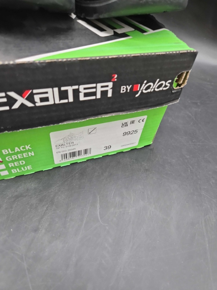 1602846-2 Skyddsskor - Jalas Exalter, stl 39, BOA, gröna detaljer