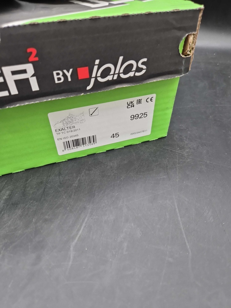 1602848-2 Skyddsskor - Jalas Exalter, stl 45, BOA, gröna detaljer