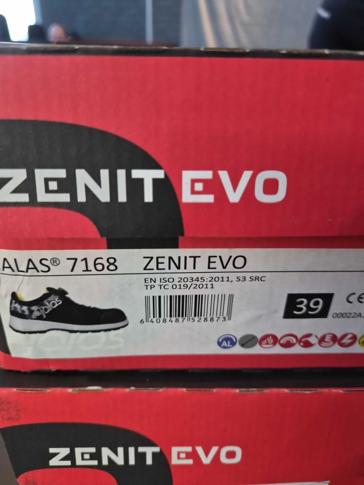 1602856-2 Skyddsskor - Jalas Zenit Evo, stl 39, BOA, S3