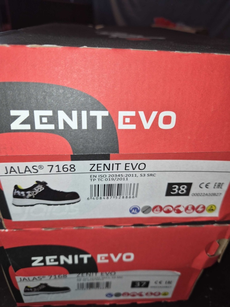 1602857-2 Skyddsskor - Jalas Zenit Evo, stl 38, BOA, S3