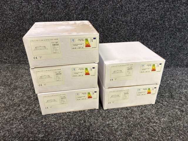 1602670-1 5 st Downlight Solar Light Lyraled 12,6 W 3000K