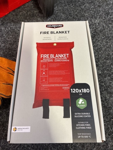 1602675-3 Släckkärra Brandfarliga arbeten kompakt, Röd Housegard
