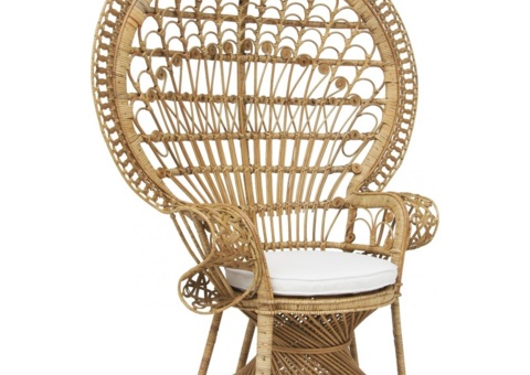 Peacock armchair rattan - Outdoor garden chair 154 cm