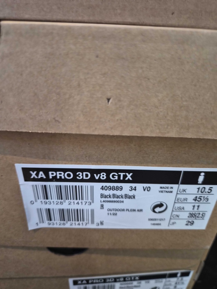 1602875-2 Friluftsskor - Salomon XA Pro 3D v8 GTX, stl 45 1/3
