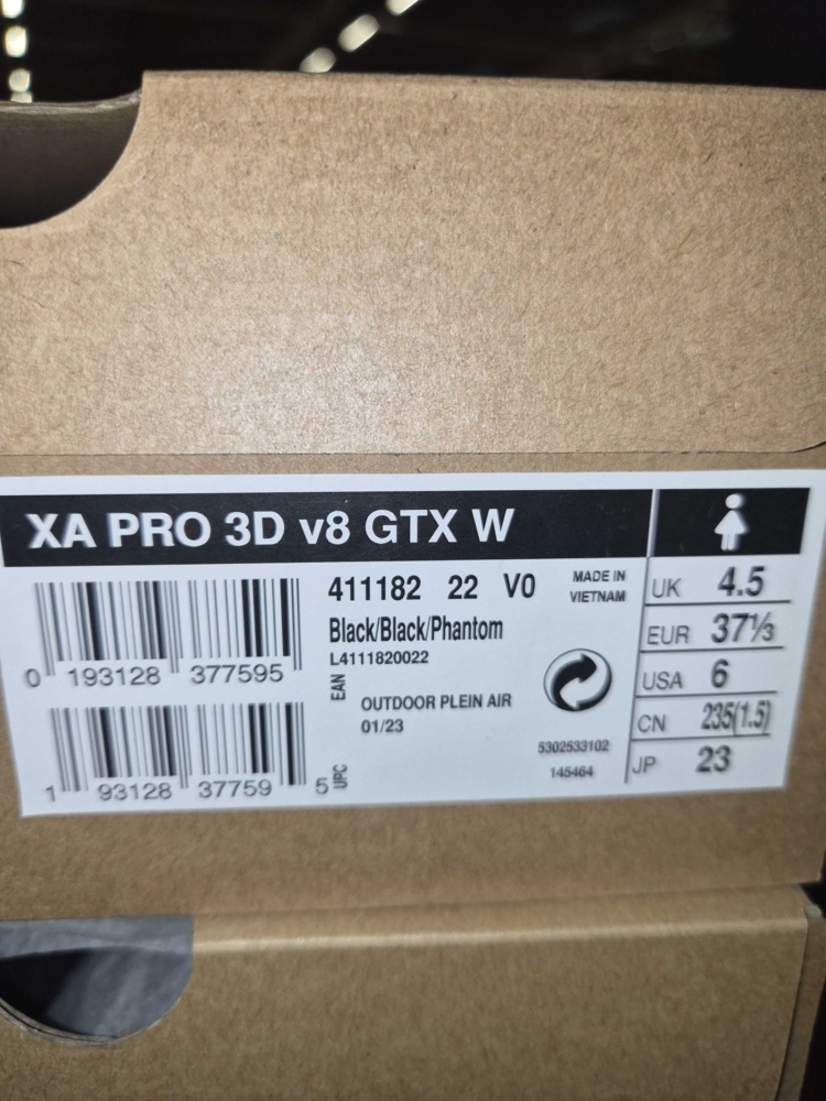 1602879-2 Friluftsskor - Salomon XA Pro 3D v8 GTX W, dam, stl 37 1/3