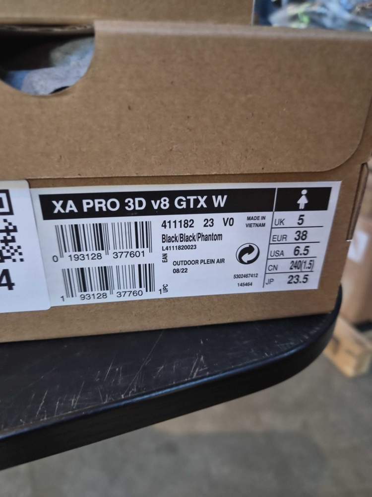 1602884-2 Friluftsskor - Salomon XA Pro 3D v8 GTX W, dam, stl 38